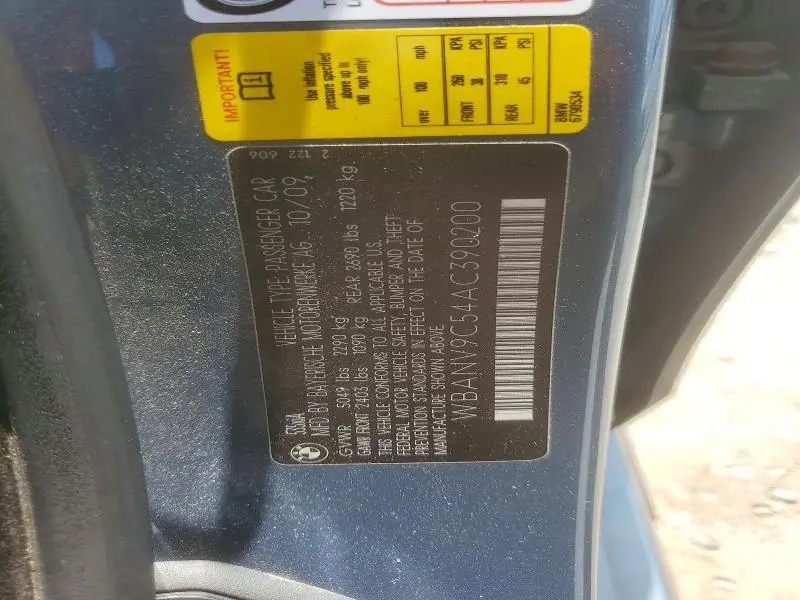 2010 BMW 535 XI  