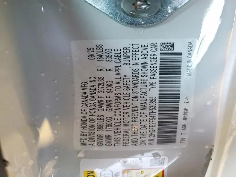 2026 HONDA CIVIC SPORT  