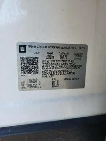 2020 GMC TERRAIN SLE  