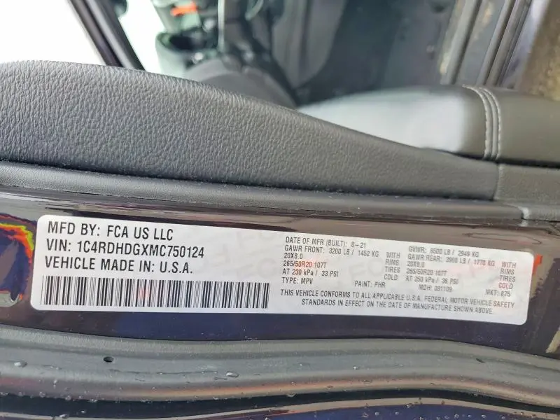 2021 DODGE DURANGO GT  