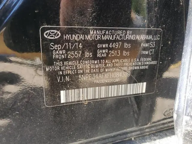 2015 HYUNDAI SONATA SPORT  
