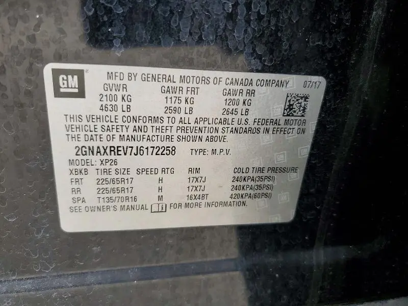 2018 CHEVROLET EQUINOX LS  