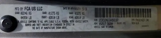 2016 DODGE CHALLENGER SXT  