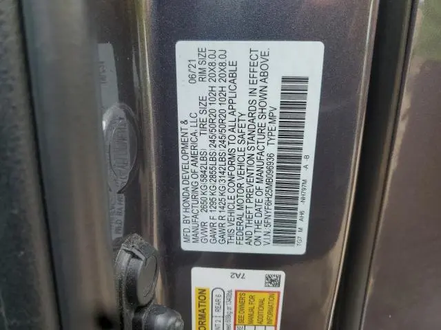 2021 HONDA PILOT SE  