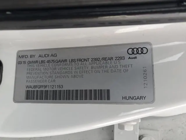 2015 AUDI A3 PREMIUM  