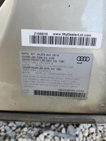 2014 AUDI Q5 PREMIUM PLUS  