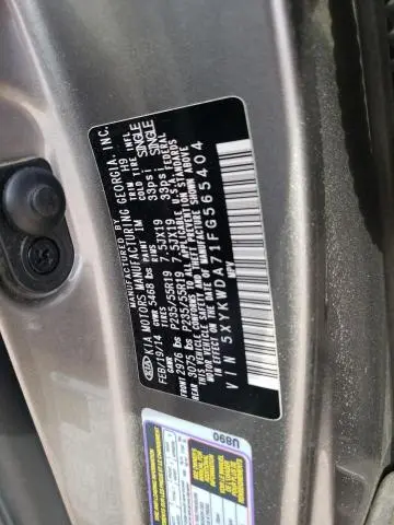 2015 KIA SORENTO SX  
