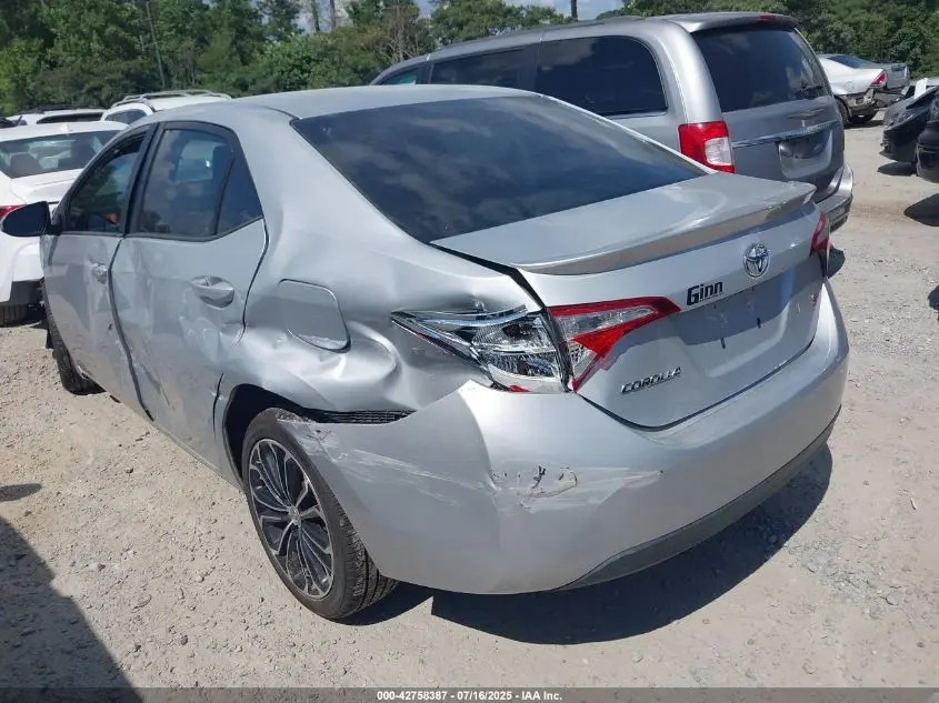 2016 TOYOTA COROLLA S PLUS