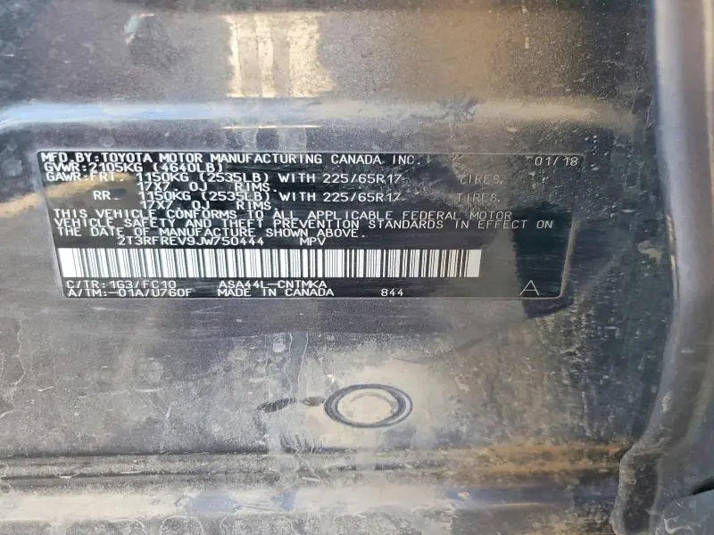 2018 TOYOTA RAV4 ADVENTURE  