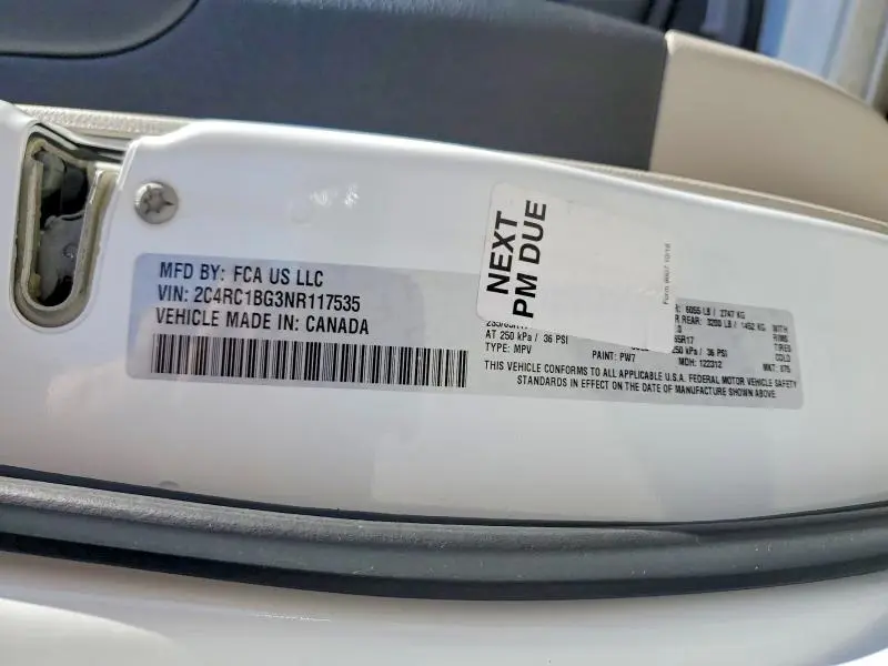 2022 CHRYSLER PACIFICA TOURING L  