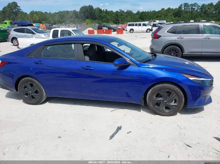 2022 HYUNDAI ELANTRA HYBRID BLUE