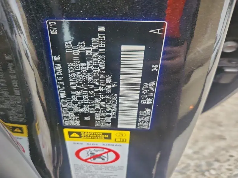 2013 LEXUS RX 350 BASE  