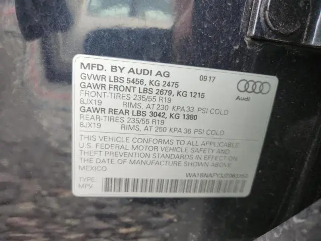 2018 AUDI Q5 PREMIUM PLUS