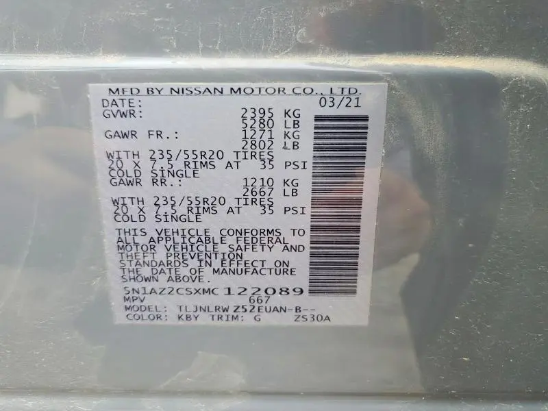 2021 NISSAN MURANO SL  