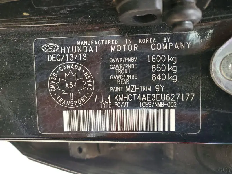 2014 HYUNDAI ACCENT GLS  