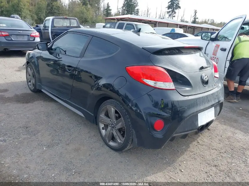 2013 HYUNDAI VELOSTER TURBO W/BLACK