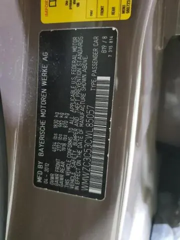 2012 MINI COOPER S COUNTRYMAN  