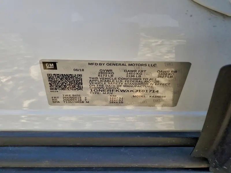 2019 CHEVROLET TRAVERSE LS  