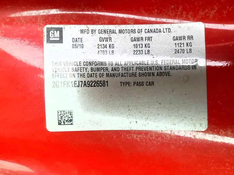 2010 CHEVROLET CAMARO SS  