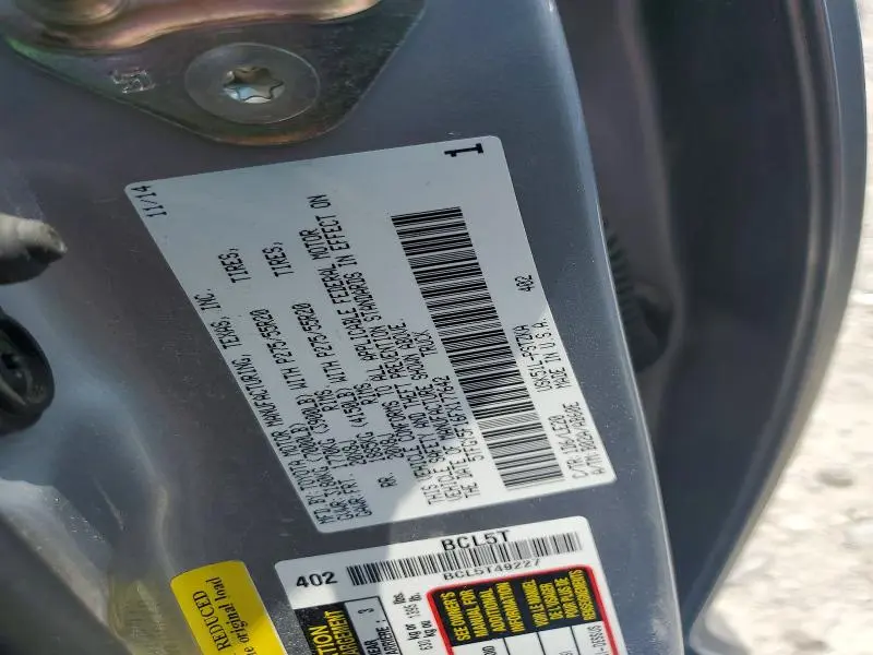 2015 TOYOTA TUNDRA PLATINUM  