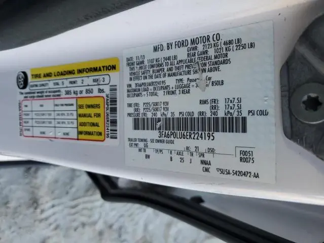 2014 FORD FUSION SE HYBRID  