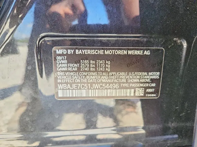 2018 BMW 540 XI  