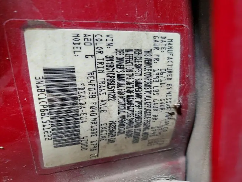 2011 NISSAN VERSA 1.8 S  
