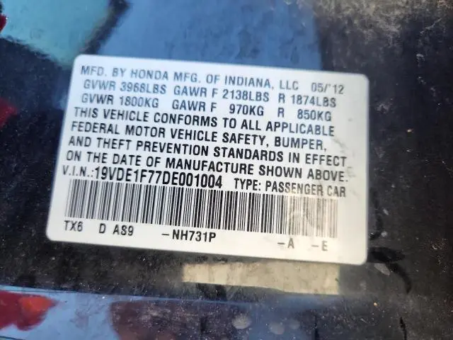 2013 ACURA ILX 20 TECH  