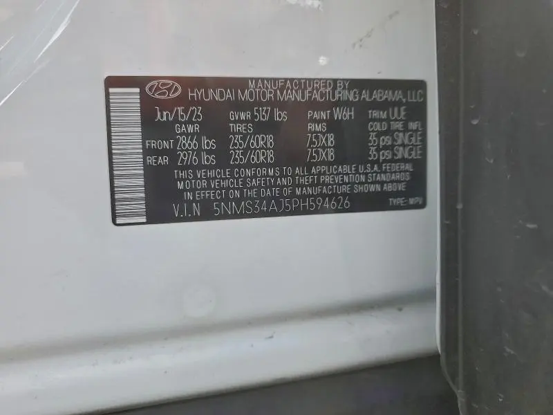 2023 HYUNDAI SANTA FE SEL PREMIUM  