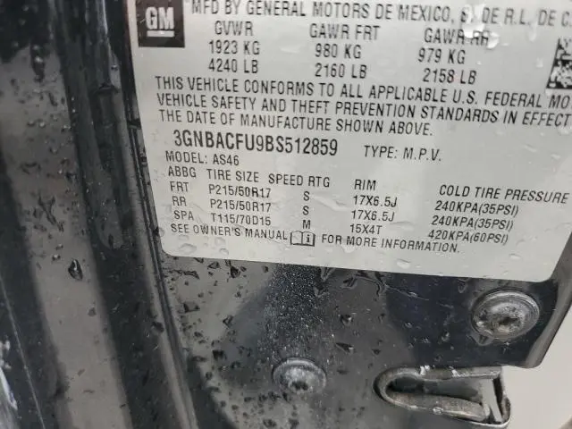 2011 CHEVROLET HHR LT  