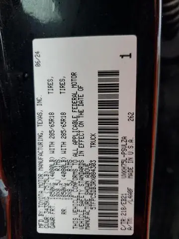 2024 TOYOTA TUNDRA CREWMAX LIMITED  