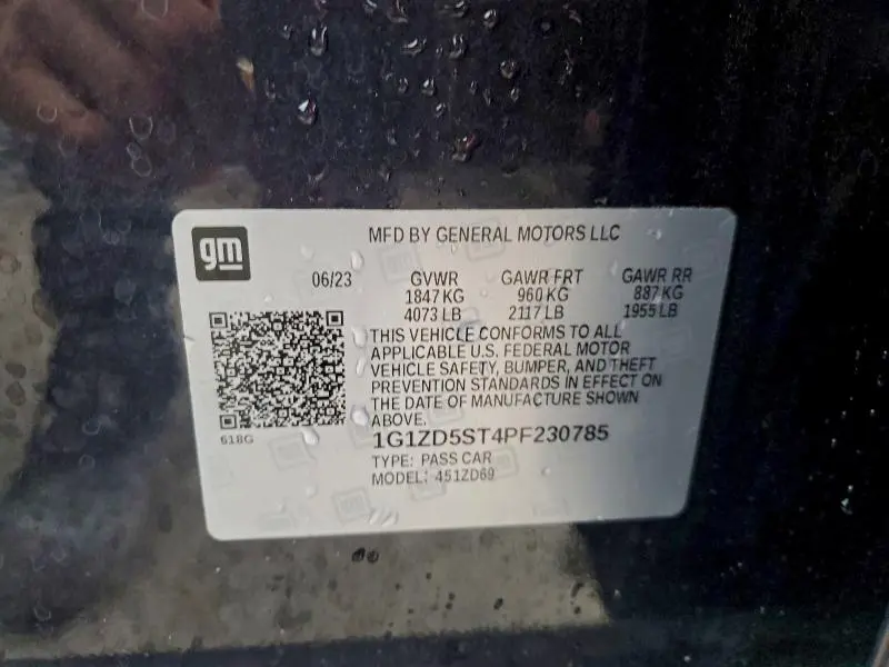 2023 CHEVROLET MALIBU LT  