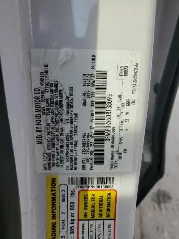 2013 FORD FUSION TITANIUM  