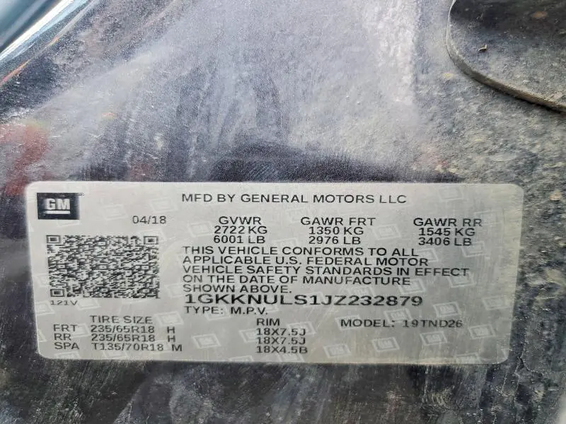 2018 GMC ACADIA SLT-1  