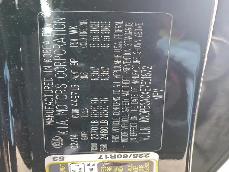 2014 KIA SPORTAGE BASE  