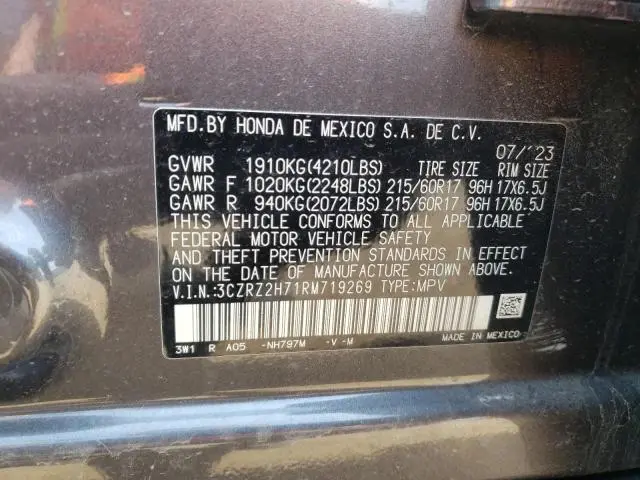 2024 HONDA HR-V EXL  