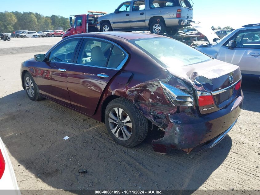 2013 HONDA ACCORD LX