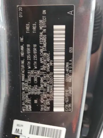 2020 TOYOTA HIGHLANDER XLE  