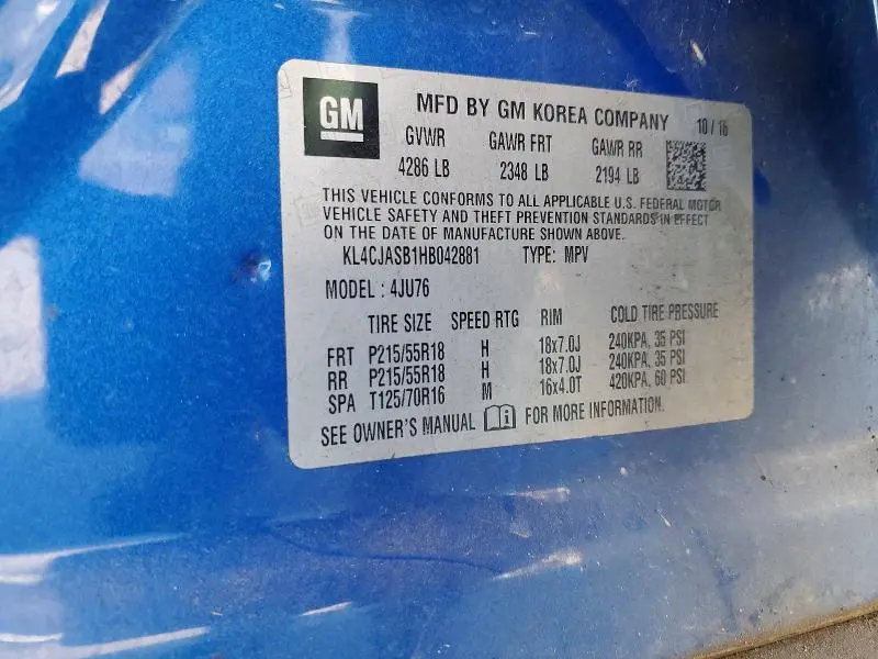 2017 BUICK ENCORE PREFERRED  