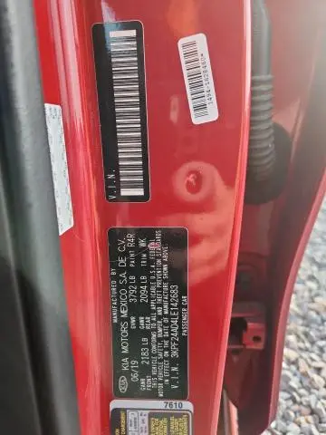 2020 KIA FORTE   