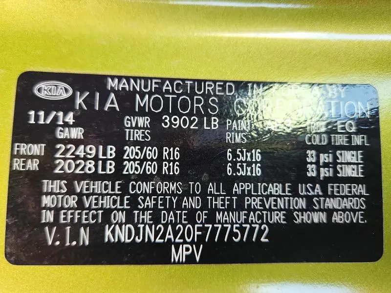 2015 KIA SOUL BASE  