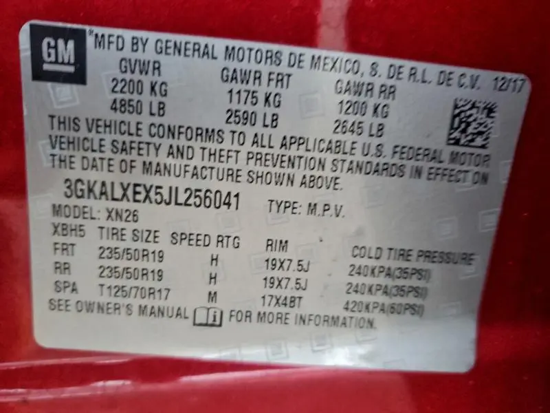 2018 GMC TERRAIN DENALI  