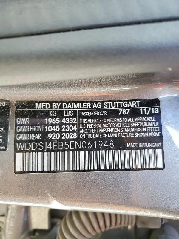 2014 MERCEDES-BENZ CLA 250  