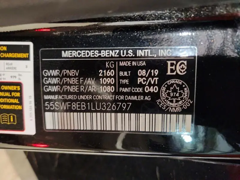 2020 MERCEDES-BENZ C 300 4MATIC  