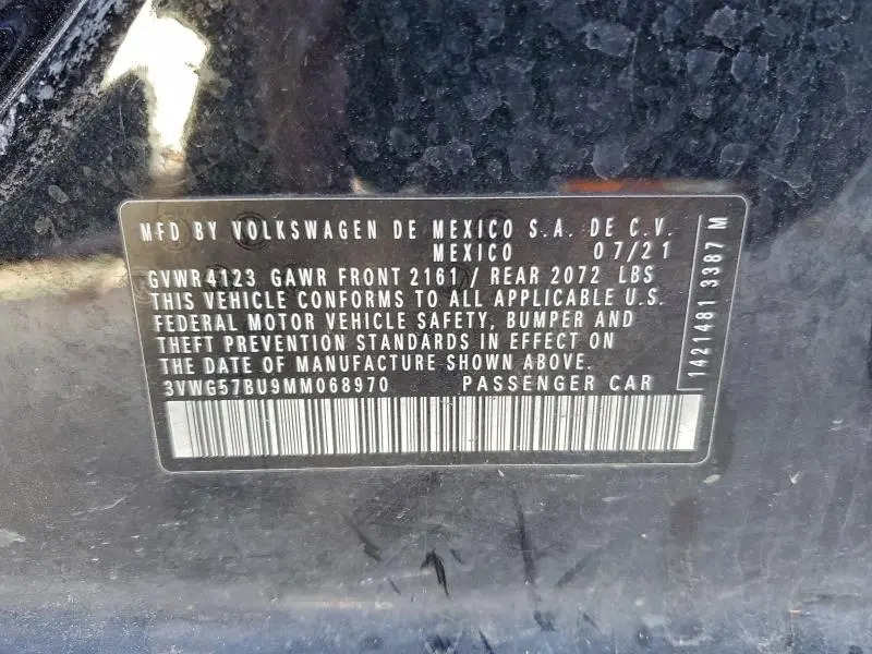 2021 VOLKSWAGEN JETTA SEL PREMIUM  