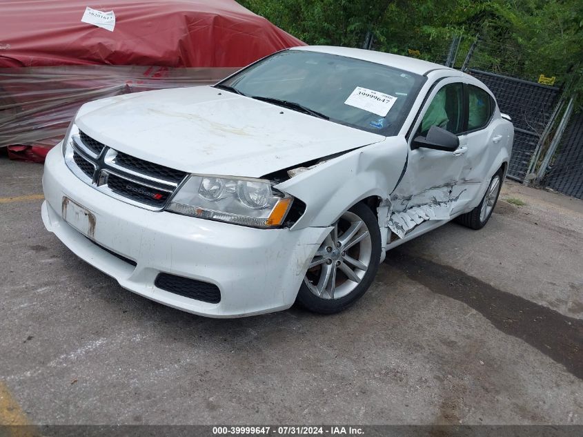 2013 DODGE AVENGER SE V6