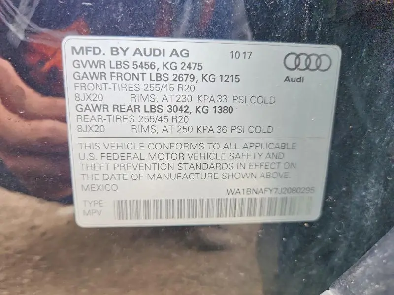 2018 AUDI Q5 PREMIUM PLUS  