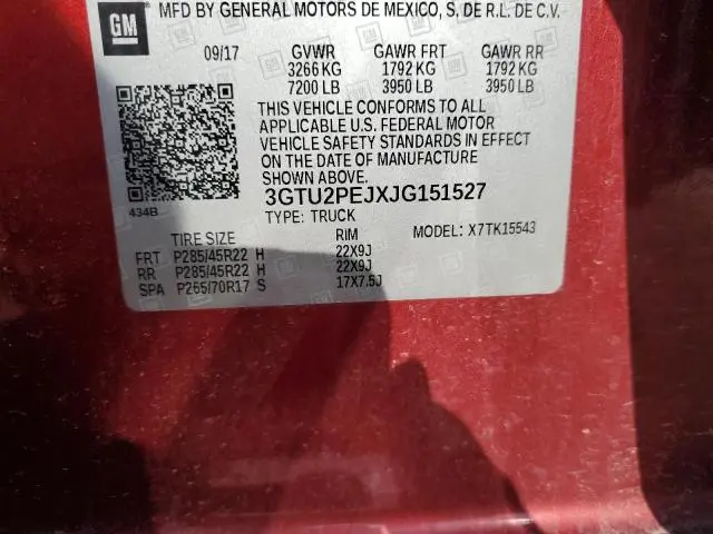 2018 GMC SIERRA K1500 DENALI  