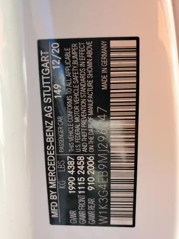 2021 MERCEDES-BENZ A 220  