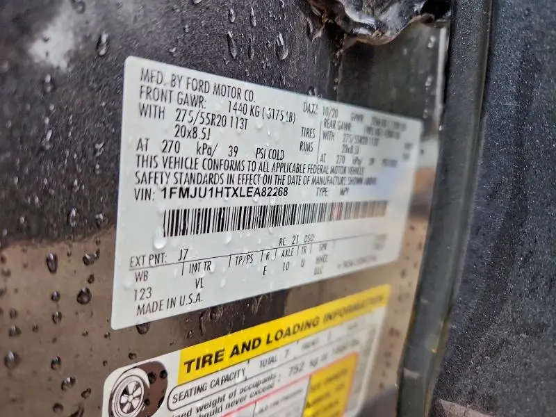 2020 FORD EXPEDITION XLT  